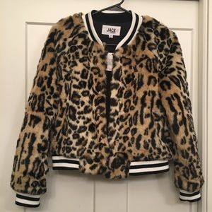 Jack brand leopard print jacket